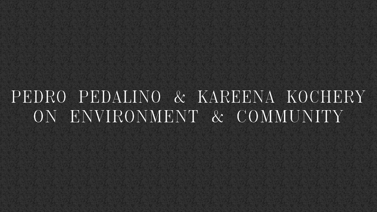 A Dialogue - Saturday Sojourns - Edition III - On Environment & Community
